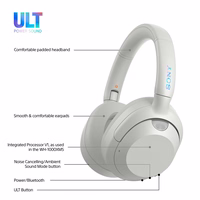 Sony ULT WEAR - Wireless Bluetooth Headphones with ULT POWER SOUND, Ultimate Deep Bass, Noise Cancelling, läbipaistev Call Quality, Up to 30hr Battery Life, IOS & Android