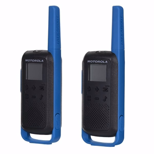 Motorola Talkabout T62 topeltpakett + laadija sinine