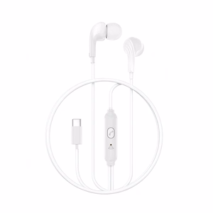 XO EP82 juhtmega kõrvaklapid USB-C-liidesega, valged