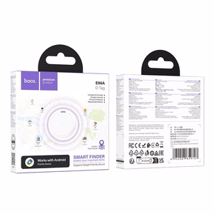 Locator compatible with Google Find My Device Hoco E96A valge