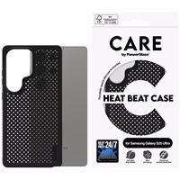 CARE by PanzerGlass Feature Heat Beat Ümbris jaoks Samsung Galaxy S25 Ultra - Must
