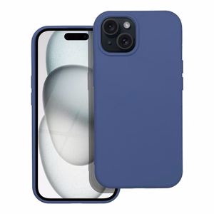 SILICONE case jaoks IPHONE 15 sinine