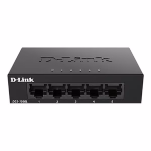 D-Link Ethernet Switch DGS-105GL/E Unmanaged Desktop Gigabit Ethernet (copper) ports quantity 5 60 month(s)