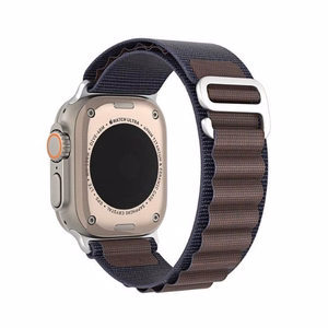 DUX DUCIS strap GS nylon jaoks Apple Watch 42 / 44 / 45 / 49 mm indigo