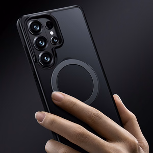 Benks Magnetic Mist ümbris koos statiiviga (A050) Samsung Galaxy S26 Ultra mustale telefonile