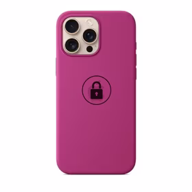 Ümbris "Silicone Case v2" iPhone 16 Pro Max / Fuksia / pakendis