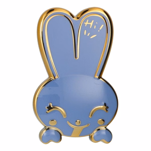 Phone stand RABBIT - stick-on - sinine
