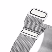 DUX DUCIS strap MILANESE stainless terasehall magnetic 22 mm hõbedane