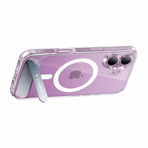 Torras Pstand Series чехол для iPhone 16 Plus (прозрачный)