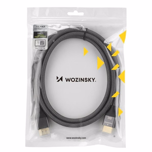 Wozinsky HDMI 2.1 Kaabel 8K 60 Hz 48 Gbps / 4K 120 Hz / 2K 144 Hz 3 m Hõbedane (WHDMI-30)