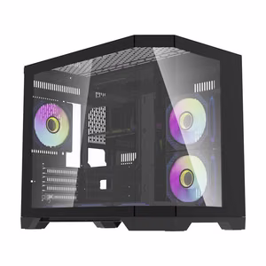 Darflash FT418 computer ümbris + 6 aRGB fans (must)