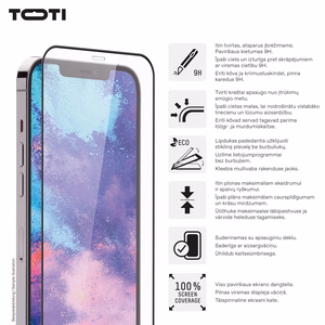 Защитное стекло PREMIUM TEMPERED с 3D-покрытием для Apple iPhone 17/16 Pro