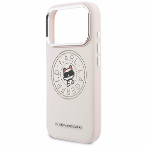 Karl Lagerfeld Point & Choupette Sketch MagSafe Ümbris for iPhone 17 Pro Max - roosa