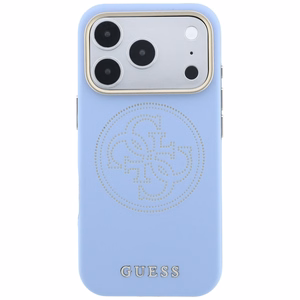 Guess Perforated 4G Gold Logo MagSafe ümbris mudelile iPhone 18 Pro / 17 Pro – värv: helesinine