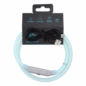 Silikoonist LED lemmiklooma kaelarihm LLFG24034