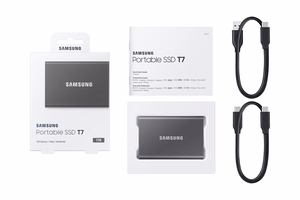 Samsung Portable SSD T7 1 TB USB Type-C 3.2 Gen 2 (3.1 Gen 2) hall