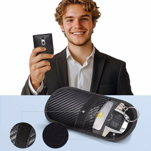 Tech-Protect KLR100 RFID Blocking Car Key Ümbris - must - Carbon