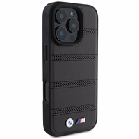 BMW M Perforated And Stitched Line MagSafe ümbris jaoks iPhone 16 Pro - must