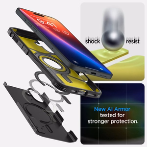 SPIGEN ümbris TOUGH ARMOR MAG compatible with MagSafe jaoks IPHONE 16 must