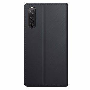 3mk Wallet Ümbris jaoks Sony Xperia 10 V - must