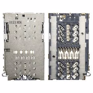 SIM ja MicroSD (või DUAL SIM) kaardi kontakt Samsung A320F/A520F/G930F/G935F/N930F/G950F/G955F/N950FD originaal