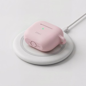 Etteri силиконовый чехол для AirPods 4 светло-розовый