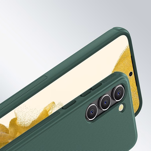 Чехол Nillkin Super Frosted Shield Pro для Samsung Galaxy S23+ бронированный + подставка для телефона красный