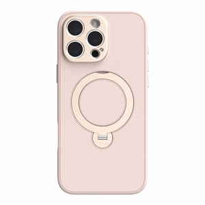 Moshi Kameleon MagSafe ümbris seadmele iPhone 16 Pro Max, tugijala funktsiooniga, Shell Pink värvitoonis