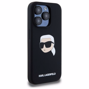 Karl Lagerfeld KLHMP15LSKHPPLK iPhone 15 Pro 6.1" must/must hardcase Silicone Karl Head Print MagSafe