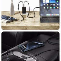 USAMS kaabel USB-C USB-C komplekt 30 tk. 60W 1,2m punutud SJ724ZJ01 (US-SJ724) SET 30PCS