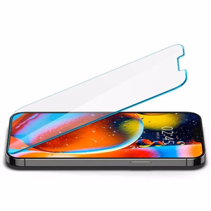 Spigen Glas.tR EZ Fit karastatud klaas iPhone 13 / 13 Pro / 14 / 16e jaoks - 2 tk.