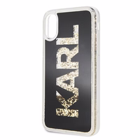 Karl Lagerfeld Karl Logo Glitter iPhone X/Xs ümbris - must