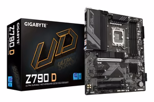 GIGABYTE Z790 D emaplaat - toetab Intel Core 14. põlvkonna protsessoreid, 12+1+1 faasi digitaalne VRM, kuni 7600MHz DDR5 (OC), 3xPCIe 4.0 M.2, 2.5GbE LAN, USB 3.2 Gen 2