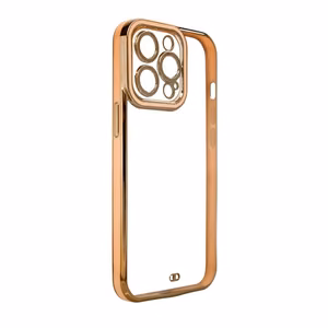 Fashion Case ümbris Samsung Galaxy A12 5G kuldne raam geeliga kate kuldne