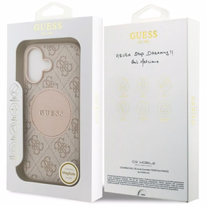 Guess 4G Circle Classic Logo MagSafe Ümbris jaoks iPhone 17 - Roosa