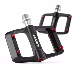 Rockbros BP2603 jalgratta platvormpedaalid titaanteljel ja magneesiumisulamist laagritega – mustad