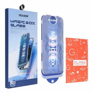 6D Pro Veason Easy-Install Glass + Applicator - jaoks Iphone 13 Pro / 14 must