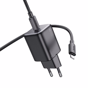 Phone Laadija Hoco USB C QC PD 20W + Kaabel USB C to Lightning N40 must