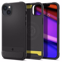 Spigen Rugged Armor Mag ümbris MagSafe'iga iPhone 14-le - mattmusta