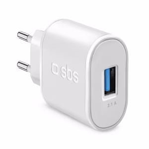 SBS TETR1USB2AWFAST 10W Зарядное устройство USB-A - белый