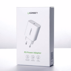 Ugreen USB laadija Power Delivery 3.0 Quick Charge 4.0+ 20W 3A valge (60450)