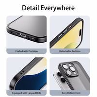 Rock Guard Touch Matte Series Ümbris jaoks Iphone 16 Plus must