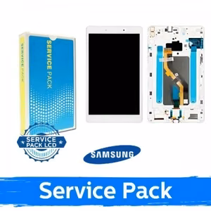 LCD ekraan ühilduv Samsung T290 Tab A 8.0 valge raamiga (Service Pack)