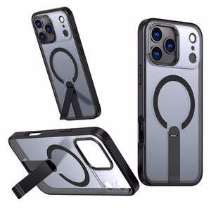Hybrid Armor X ümbris jaoks iPhone 17 Pro with MagSafe-compatible stand - must