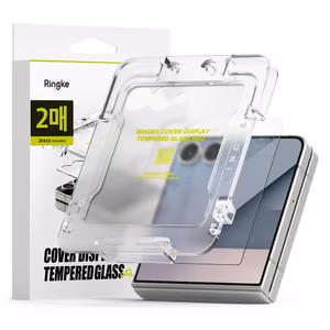 Ringke Cover Display Easy Slide Karastatud klaas 2-pack jaoks Samsung Galaxy Z Flip 7 - Läbipaistev