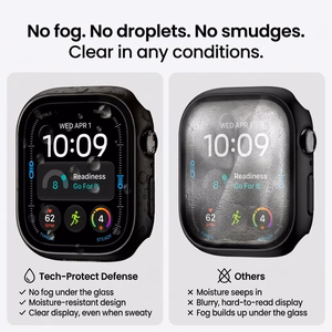 Tech-Protect Defense Black & Clear 2-Pack Case for Apple Watch 42 mm