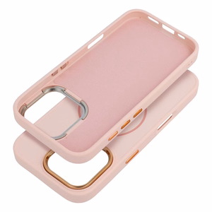 FRAME MAG COVER Ümbris compatible koos MagSafe jaoks IPHONE 12 PRO powder roosa