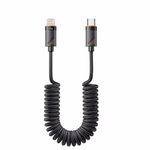 USB Kaabel Essager Chuan4 must 29W Type-C / Lightning 180cm