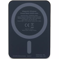 Karl Lagerfeld NFT Outline Ikonik MagSafe 5000mAh induction power bank - must