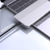 Dudao L9C Max 240W PD USB-C - USB-C Kaabel 1.2m - must